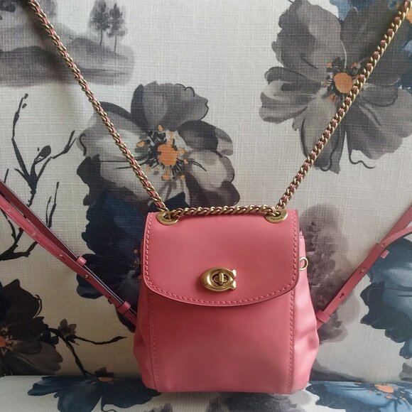 Coach Backpack Parker convertible pink bag Mini - Picture 2 of 11